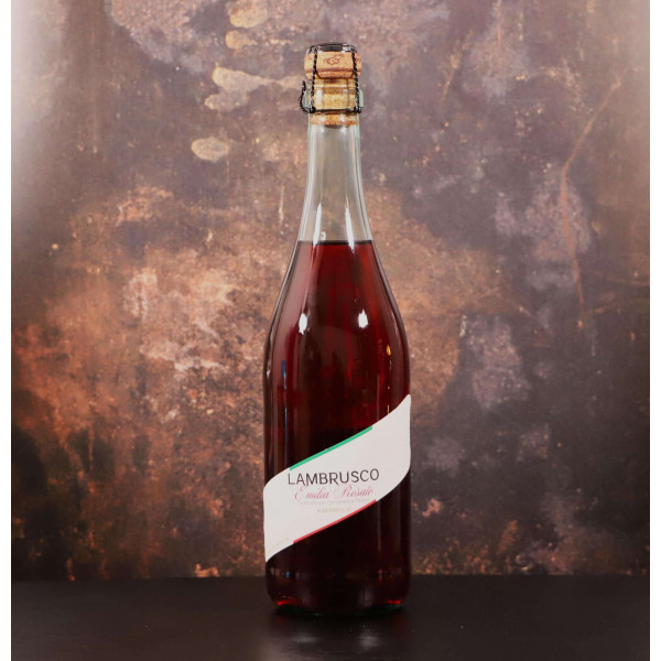 Lambrusco rosé de Luz Pizza Urrugne